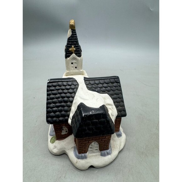 Noma Dickensville Collectibles Ceramic Snowy Church Christmas Village Decor READ - Picture 4 of 6